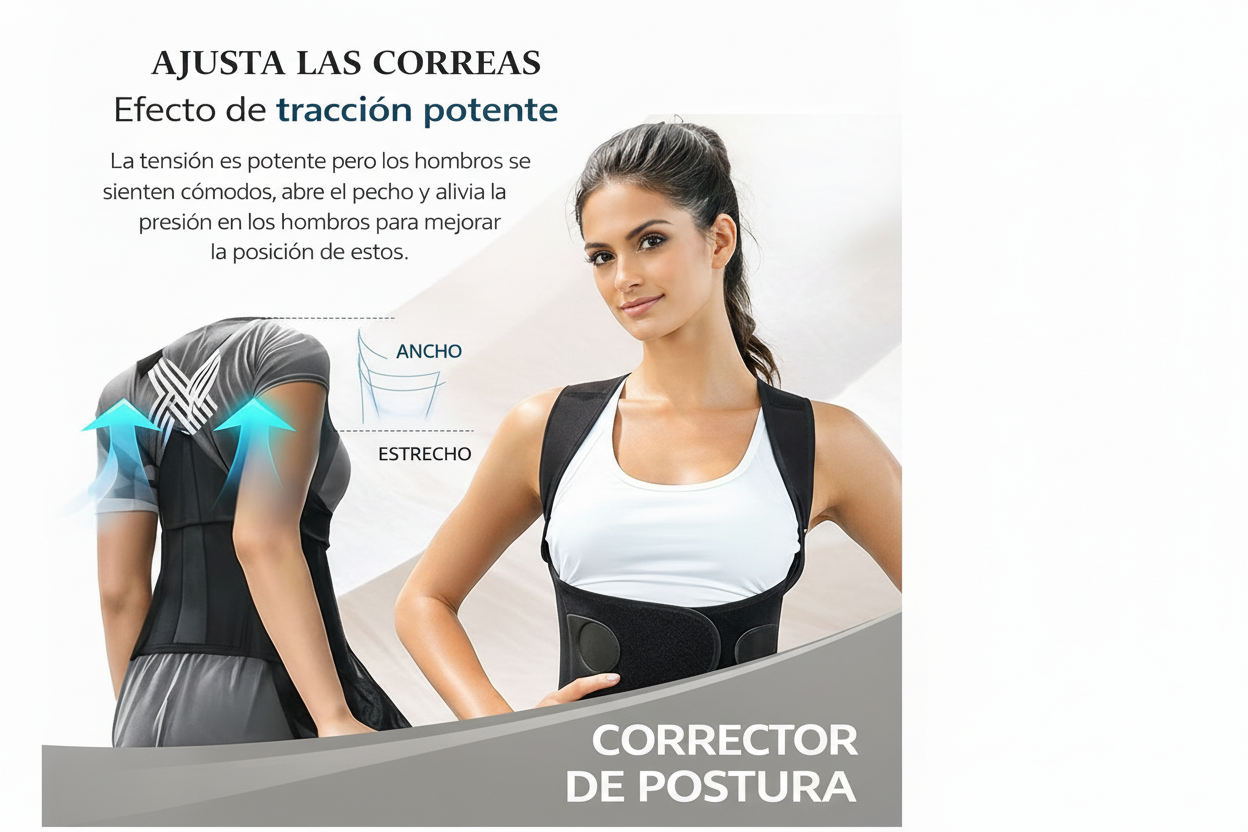 Corrector de Postura/Espalda Unisex